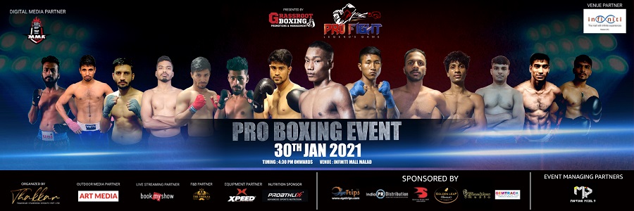 India’s Top Emerging Boxers to fight for honors at Pro Boxing Event in Mumbai on 30th January, 2021
