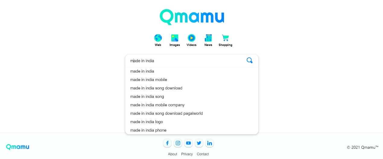 India’s proud moment! 22- year old Indian Gujarati Man has dedicated India’s first private search engine “QMAMU” to the nation on Republic day