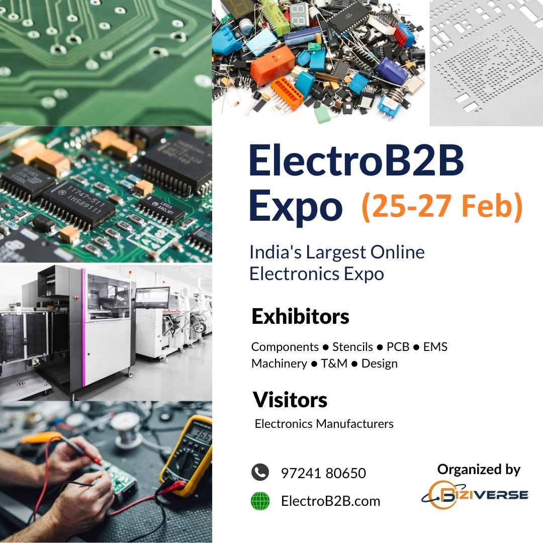 Biziverse announces mega online tradeshow ElectroB2B Expo for Electronics manufacturing