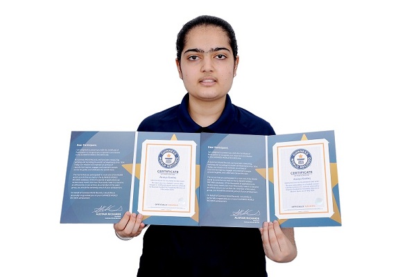 Ananya Kamboj, Successfully Participated in Three Guinness World Record Events for Football for Friendship