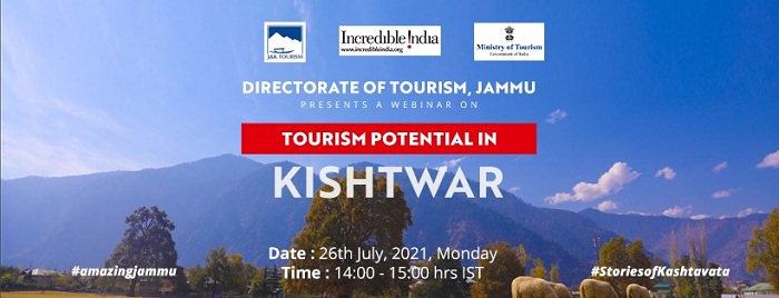 Jammu Tourism organizes webinar to advertise ‘Kishtwar – Land of Kashtavata’