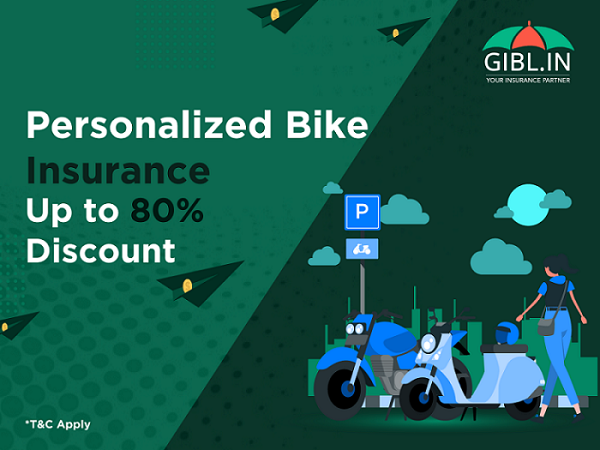 GIBL announces personalized bike insurance up to 80{8c657c652d9ccb8e023b76ec6e855c4f67e3d8310835fa7f7c0b431851e0a23b} discount