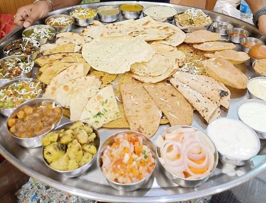 The Brunch House’s iconic Bahubali Thali, the biggest pure veg thali in Central India