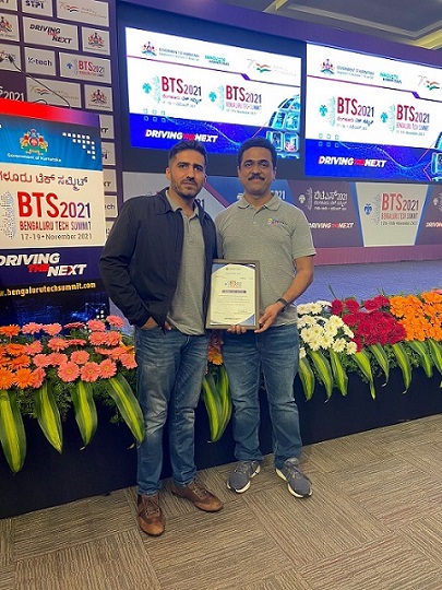 NeoDx Biotech Labs wins the ‘Best Startup against COVID-19’ at the Bengaluru Tech Summit, 2021